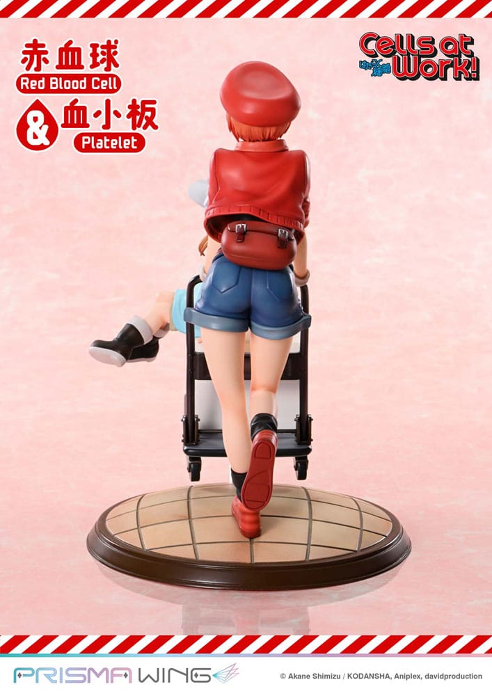 Cells at Work Prisma Wing PVC Statue Red Blood Cell &amp; Platelet 26 cm