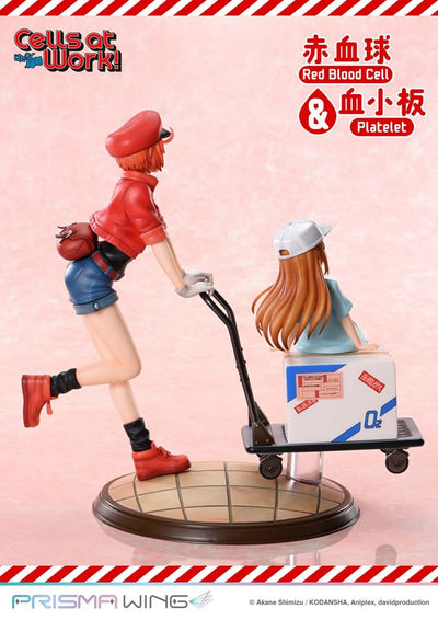 Cells at Work Prisma Wing PVC Statue Red Blood Cell & Platelet  26 cm