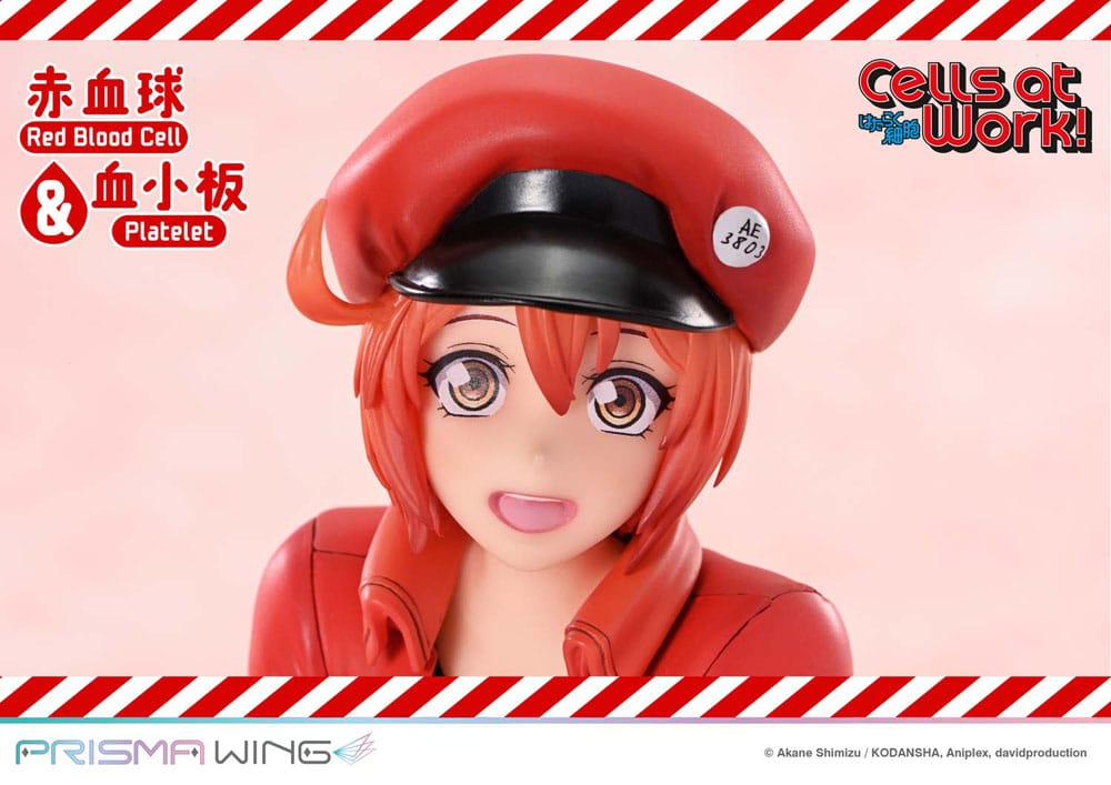 Cells at Work Prisma Wing PVC Statue Red Blood Cell &amp; Platelet 26 cm