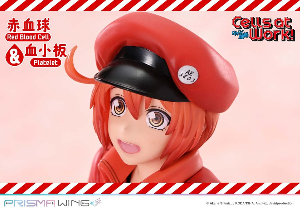Cells at Work Prisma Wing PVC Statue Red Blood Cell &amp; Platelet 26 cm