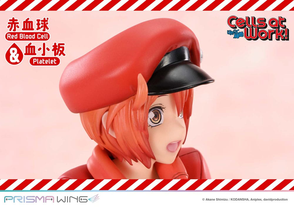 Cells at Work Prisma Wing PVC Statue Red Blood Cell &amp; Platelet 26 cm