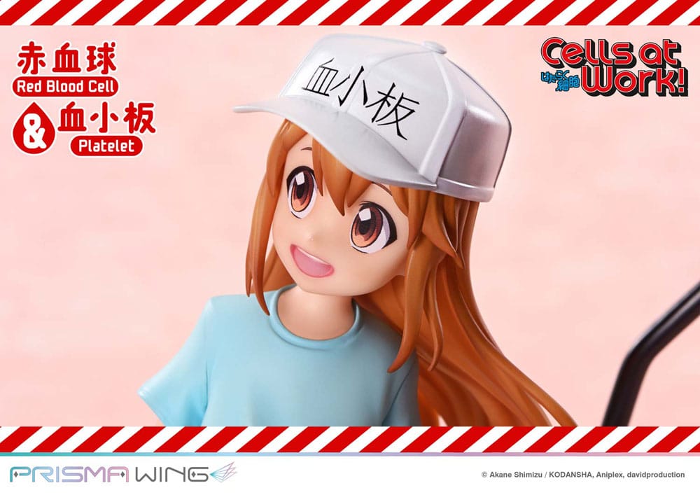 Cells at Work Prisma Wing PVC Statue Red Blood Cell & Platelet  26 cm