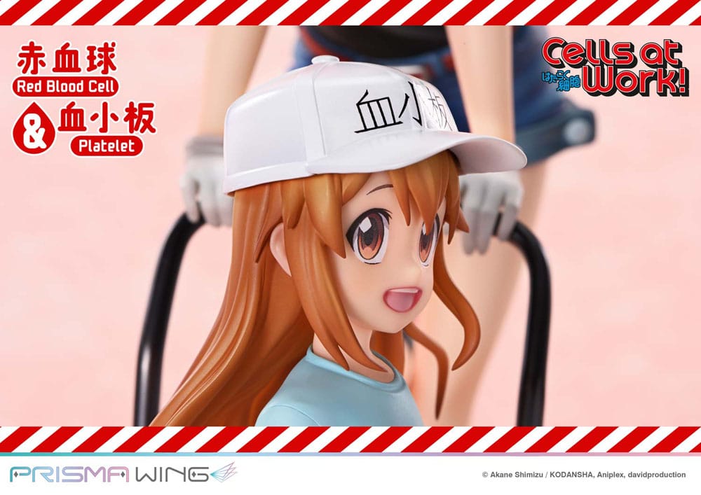 Cells at Work Prisma Wing PVC Statue Red Blood Cell &amp; Platelet 26 cm