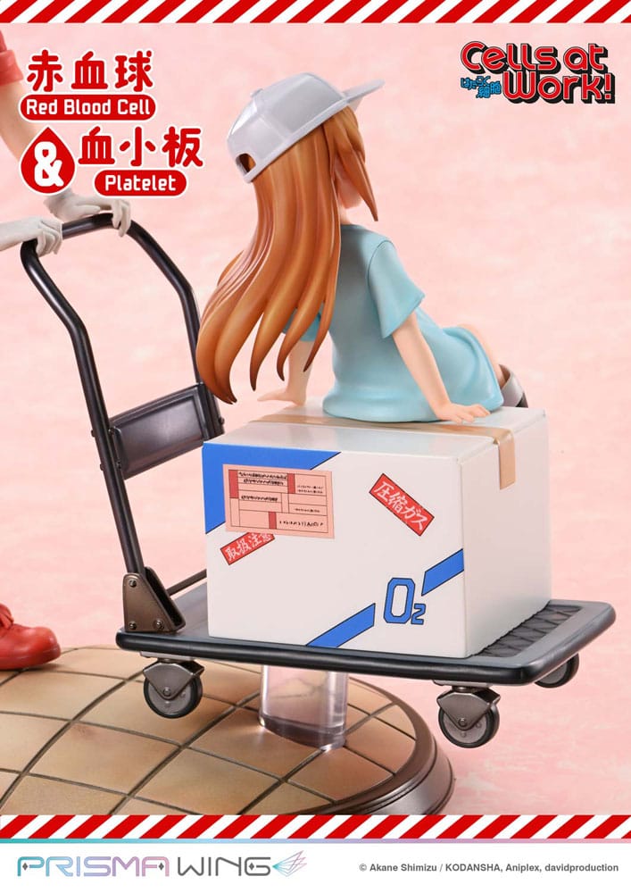 Cells at Work Prisma Wing PVC Statue Red Blood Cell &amp; Platelet 26 cm