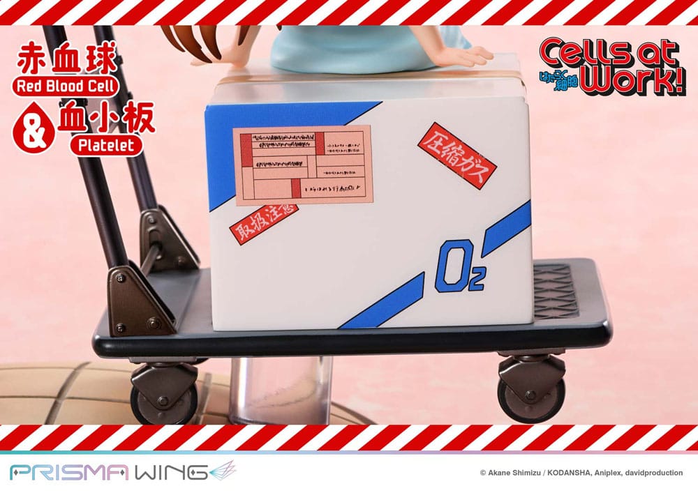 Cells at Work Prisma Wing PVC Statue Red Blood Cell & Platelet  26 cm