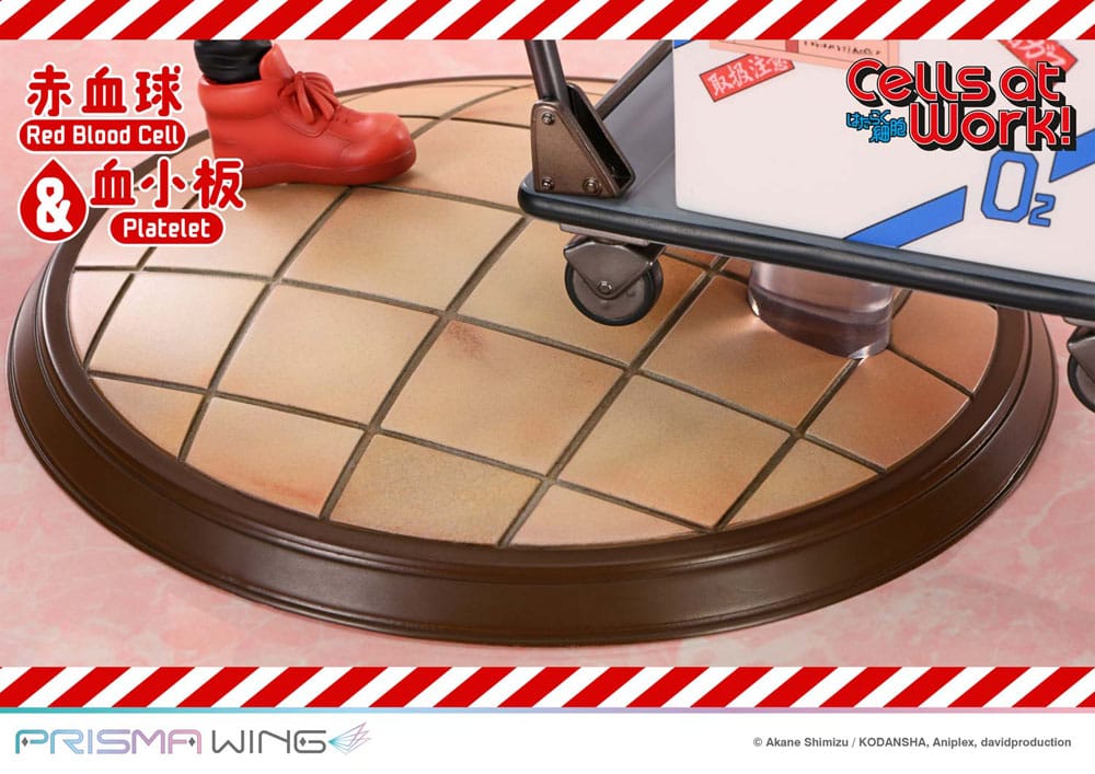 Cells at Work Prisma Wing PVC Statue Red Blood Cell &amp; Platelet 26 cm
