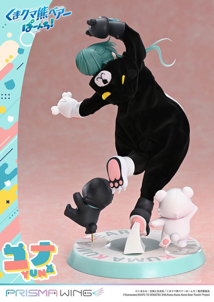 Kuma Kuma Kuma Bear Punch! Prisma Wing PVC Statue 1/7 Yuna 28 cm