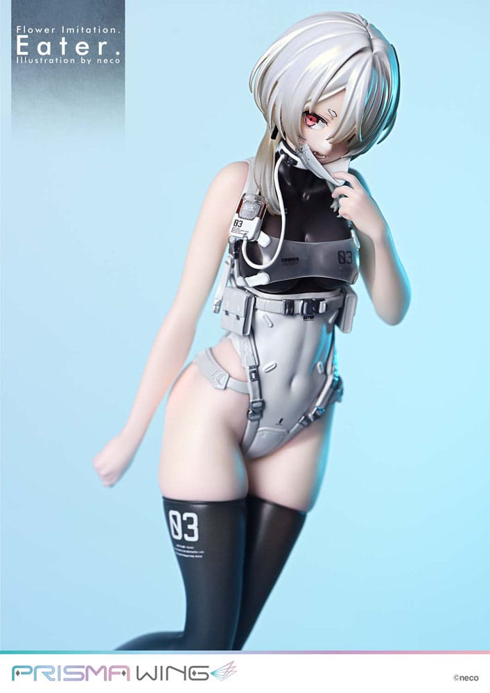 Flower Imitation Prisma Wing PVC Statue 1/7 Eater Illustration by neco 32 cm