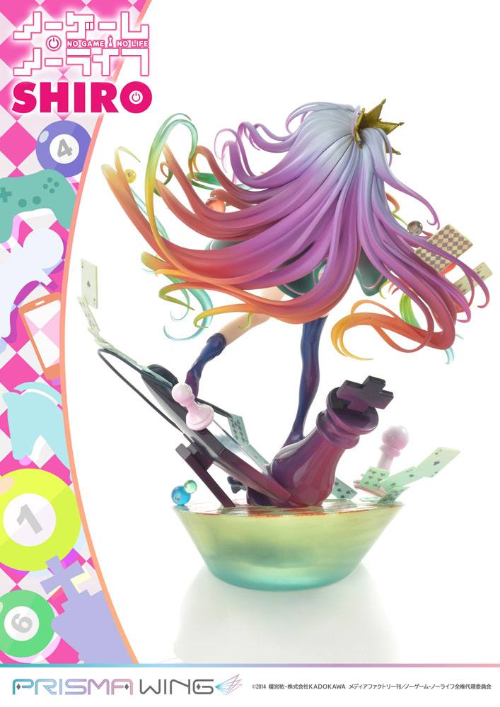 No Game No Life Prisma Wing PVC Statue 1/7 Shiro 27 cm