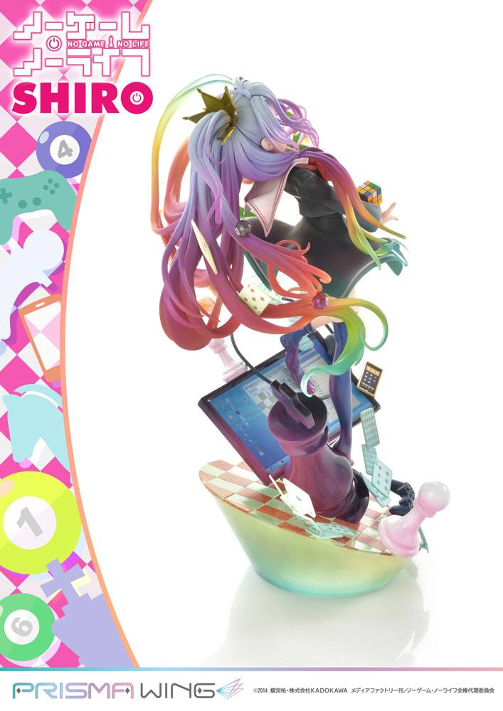 No Game No Life Prisma Wing PVC Statue 1/7 Shiro 27 cm