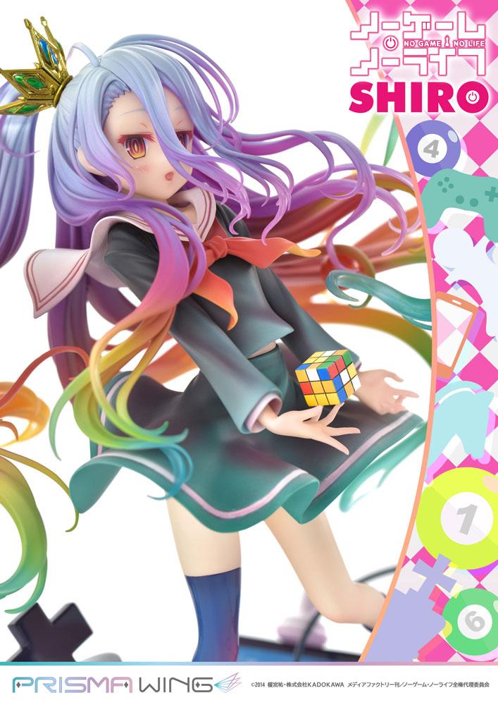 No Game No Life Prisma Wing PVC Statue 1/7 Shiro 27 cm