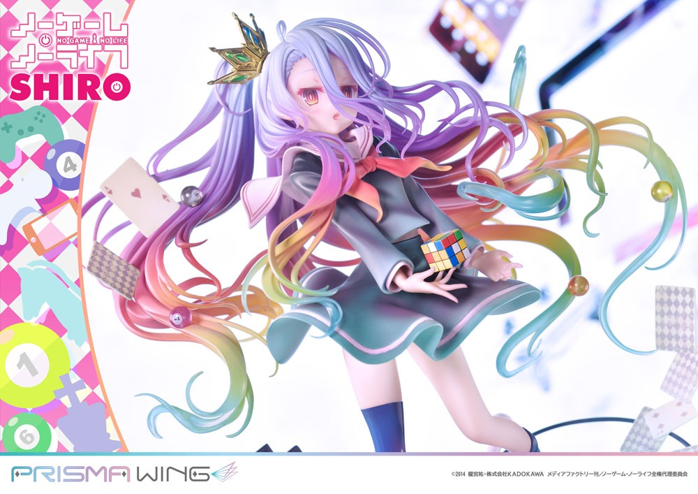 No Game No Life Prisma Wing PVC Statue 1/7 Shiro 27 cm