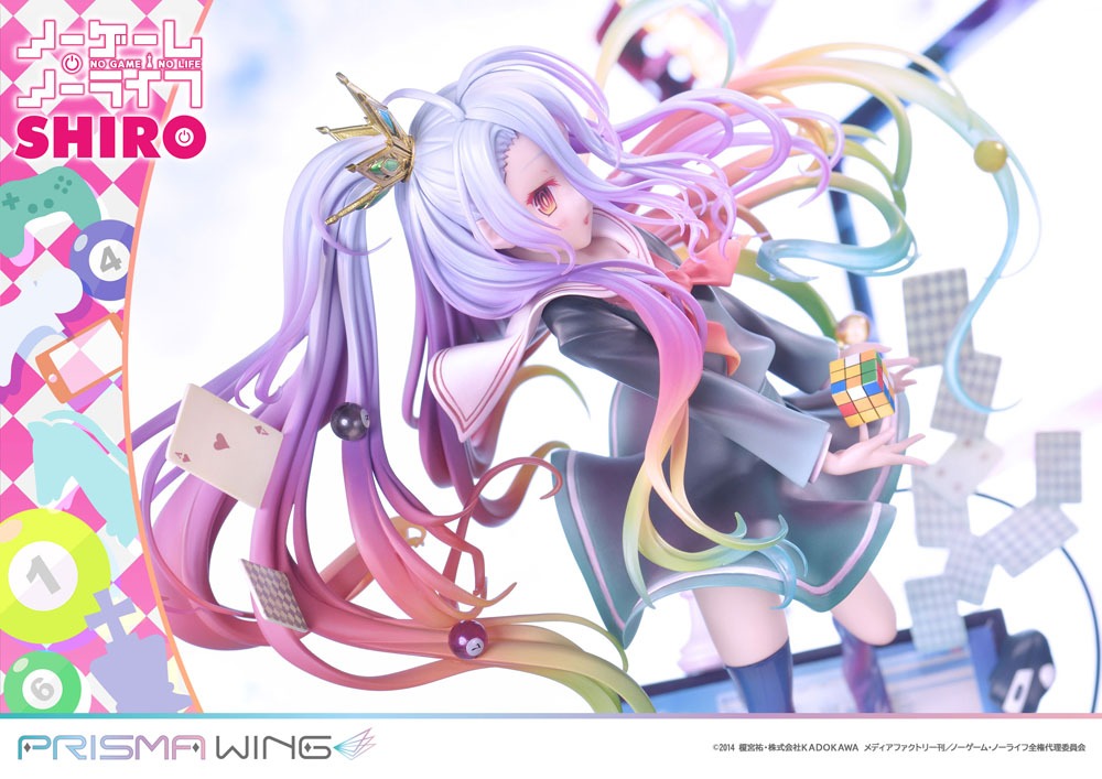 No Game No Life Prisma Wing PVC Statue 1/7 Shiro 27 cm