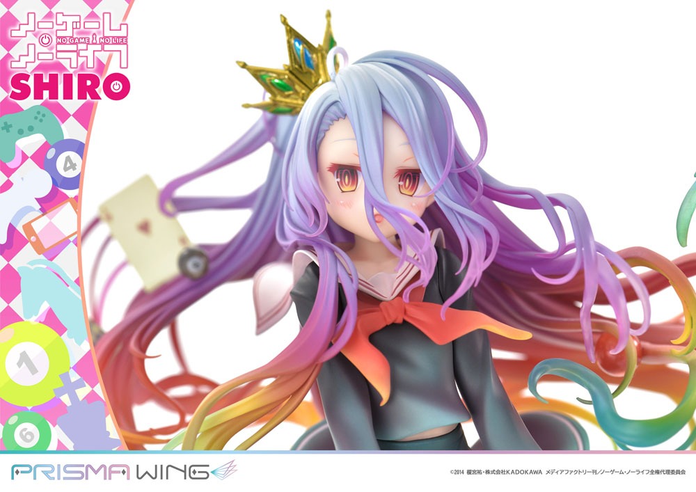 No Game No Life Prisma Wing PVC Statue 1/7 Shiro 27 cm