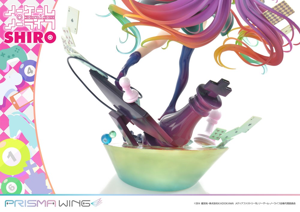 No Game No Life Prisma Wing PVC Statue 1/7 Shiro 27 cm