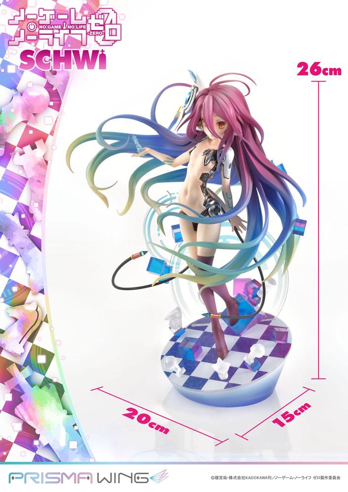 No Game No Life Prisma Wing PVC Statue 1/7 Schwi 26 cm