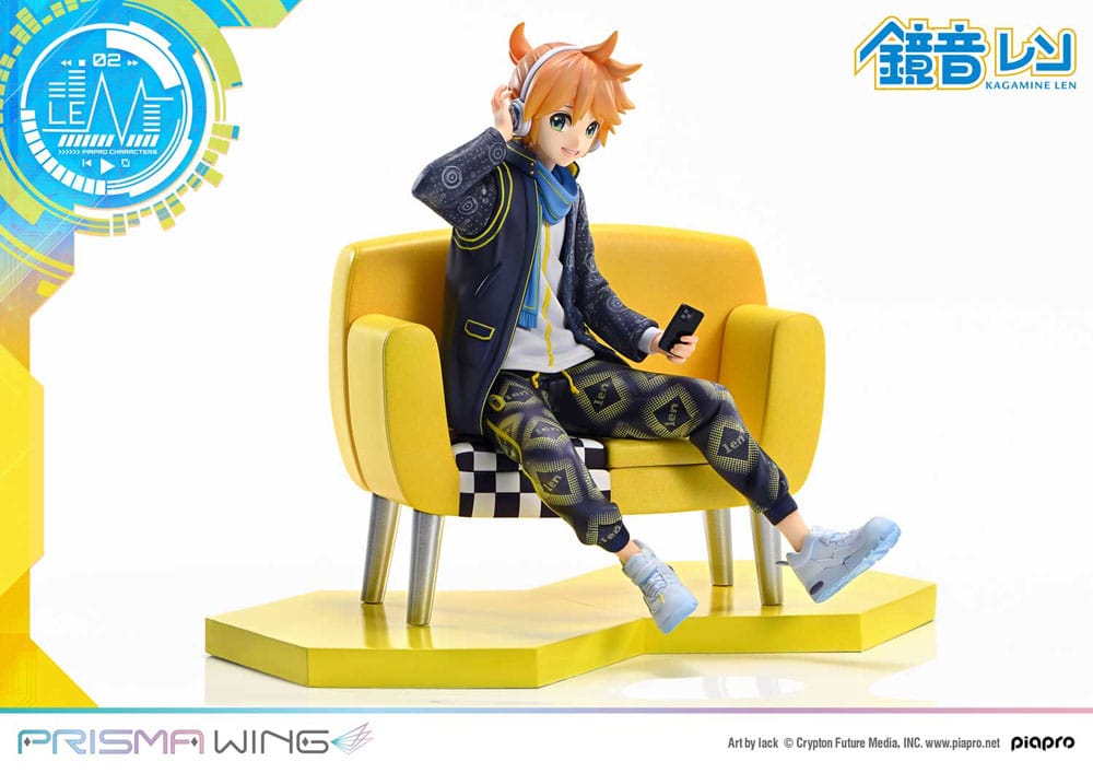 Vocaloid Piapro Characters Prisma Wing PVC Statue 1/7 Kagamine Len (Art by lack) 18 cm