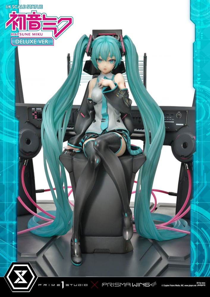 Hatsune Miku Prisma Wing PVC Statue 1/4 Hatsune Miku Art by neco Deluxe Bonus 46 cm