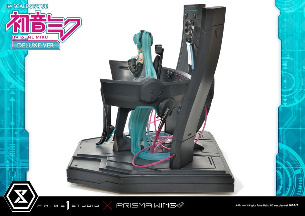 Hatsune Miku Prisma Wing PVC Statue 1/4 Hatsune Miku Art by neco Deluxe Bonus 46 cm