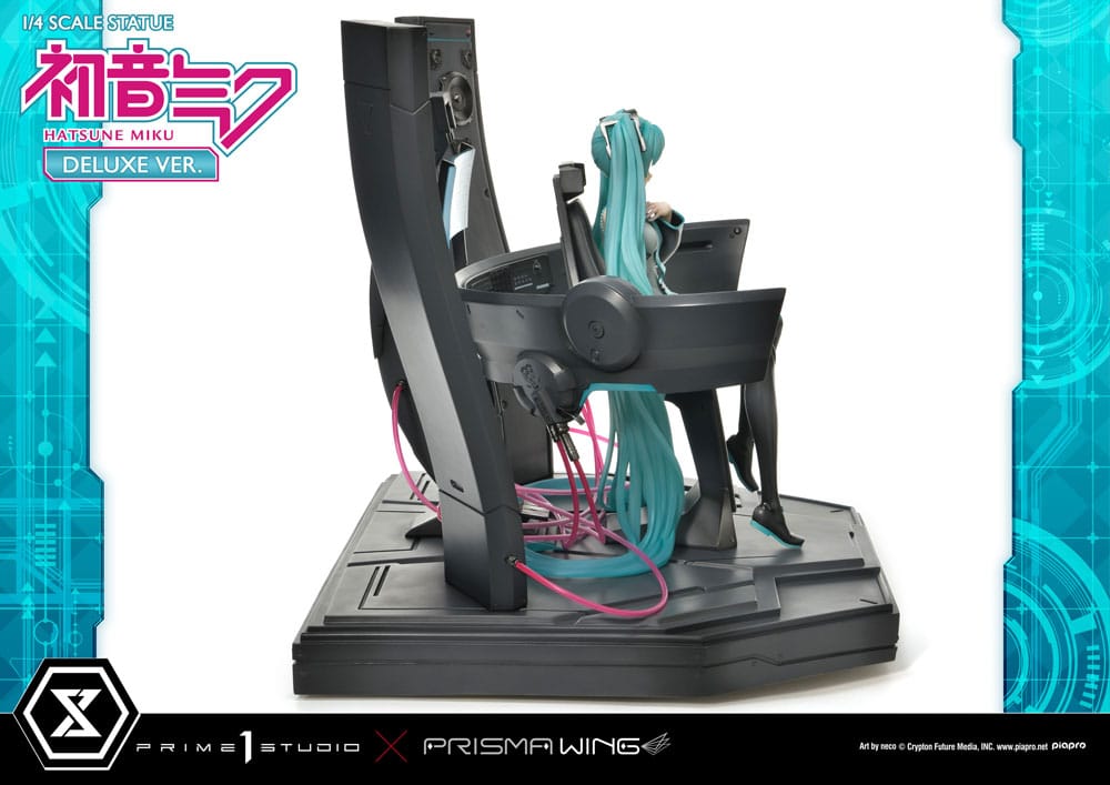 Hatsune Miku Prisma Wing PVC Statue 1/4 Hatsune Miku Art by neco Deluxe Bonus 46 cm