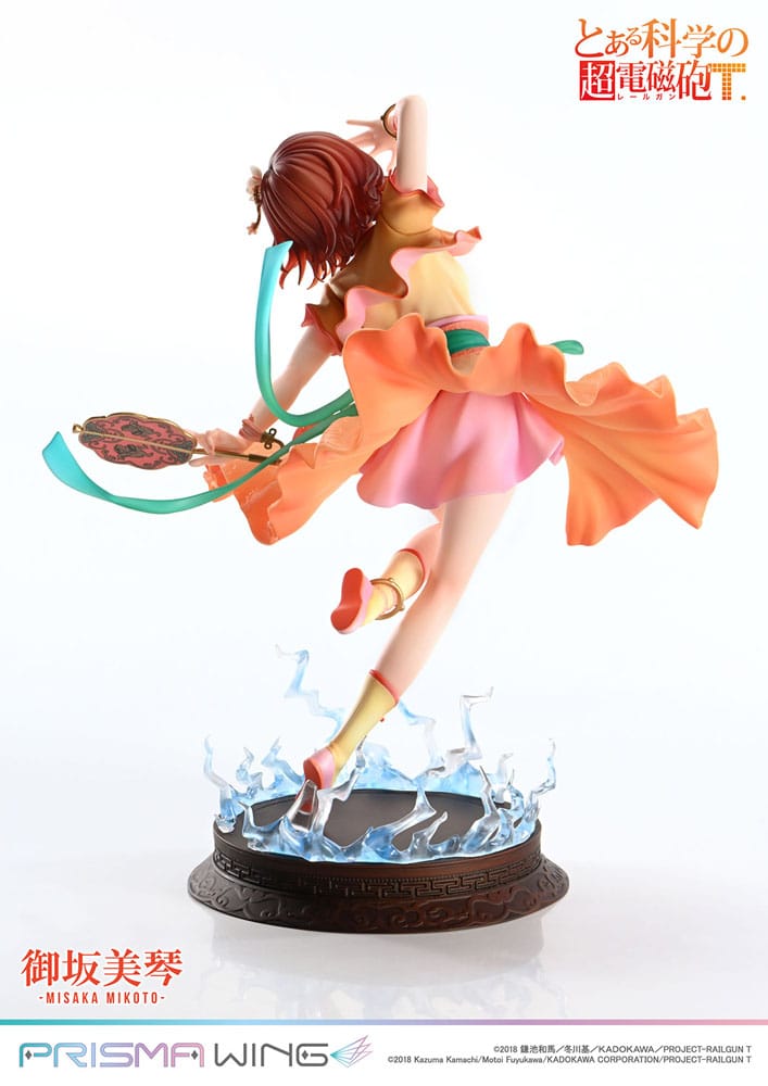 To Aru Kagaku no Railgun Prisma Wing PVC Statue 1/7 Misaka Mikoto 22 cm