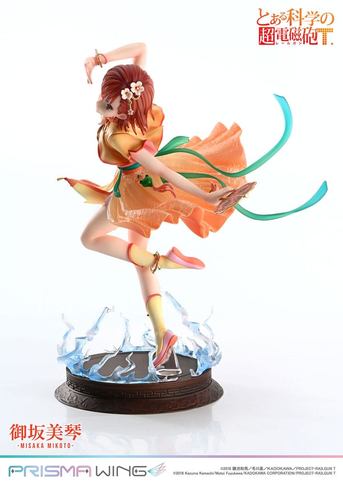 To Aru Kagaku no Railgun Prisma Wing PVC Statue 1/7 Misaka Mikoto 22 cm