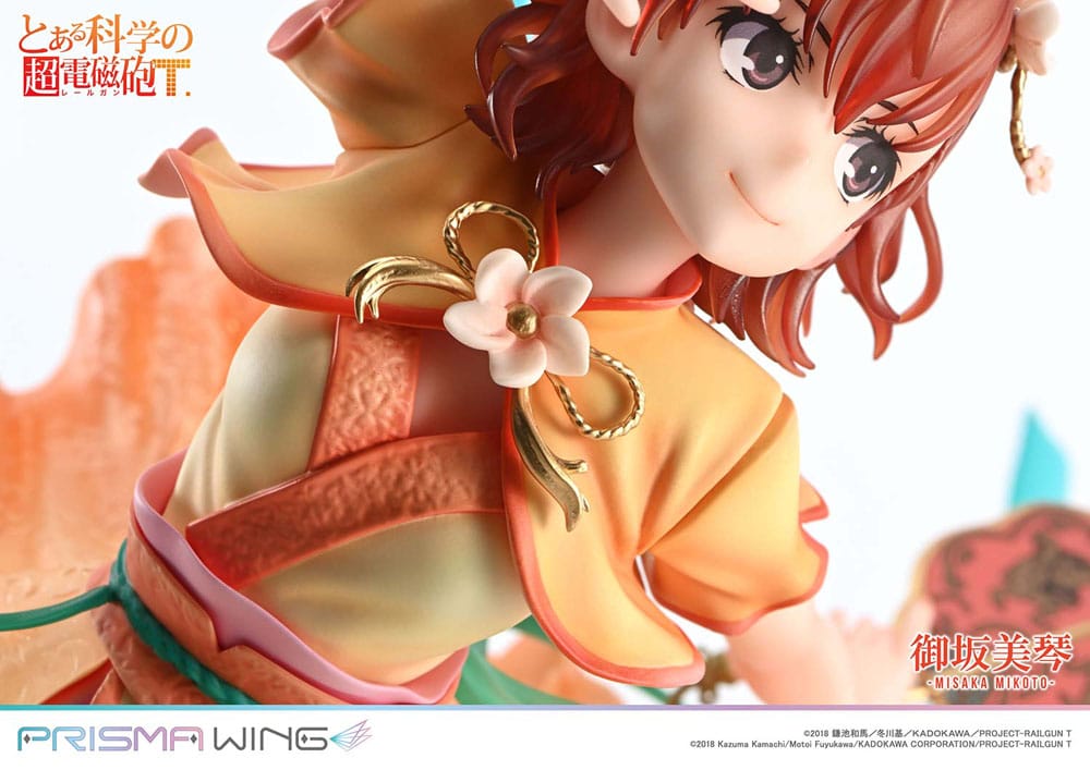 To Aru Kagaku no Railgun Prisma Wing PVC Statue 1/7 Misaka Mikoto 22 cm