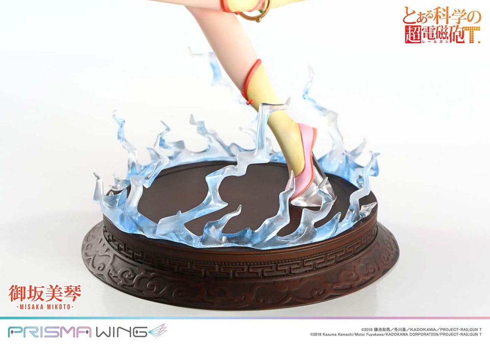 To Aru Kagaku no Railgun Prisma Wing PVC Statue 1/7 Misaka Mikoto 22 cm