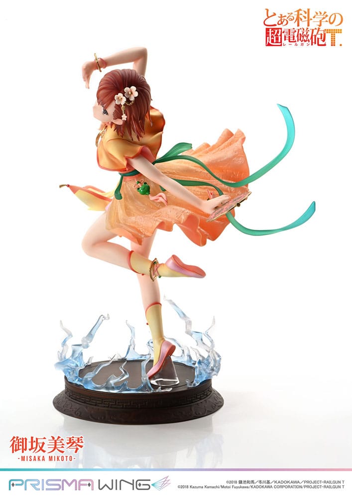 To Aru Kagaku no Railgun Prisma Wing PVC Statue 1/7 Misaka Mikoto 22 cm