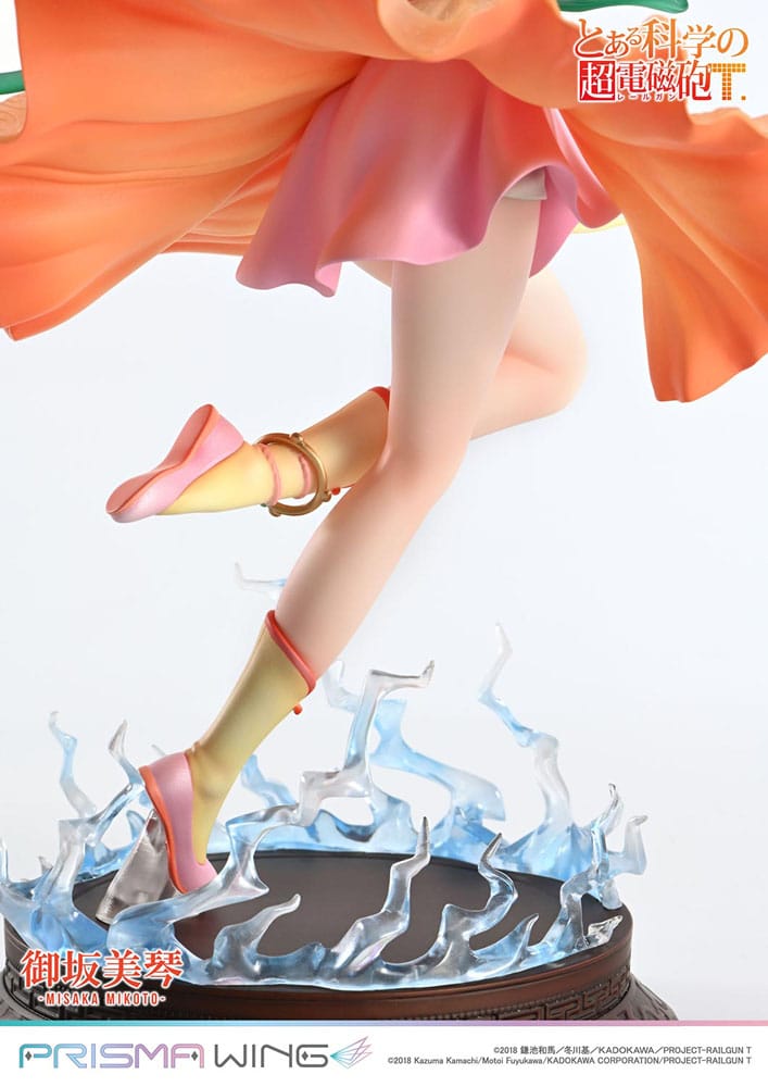 To Aru Kagaku no Railgun Prisma Wing PVC Statue 1/7 Misaka Mikoto 22 cm