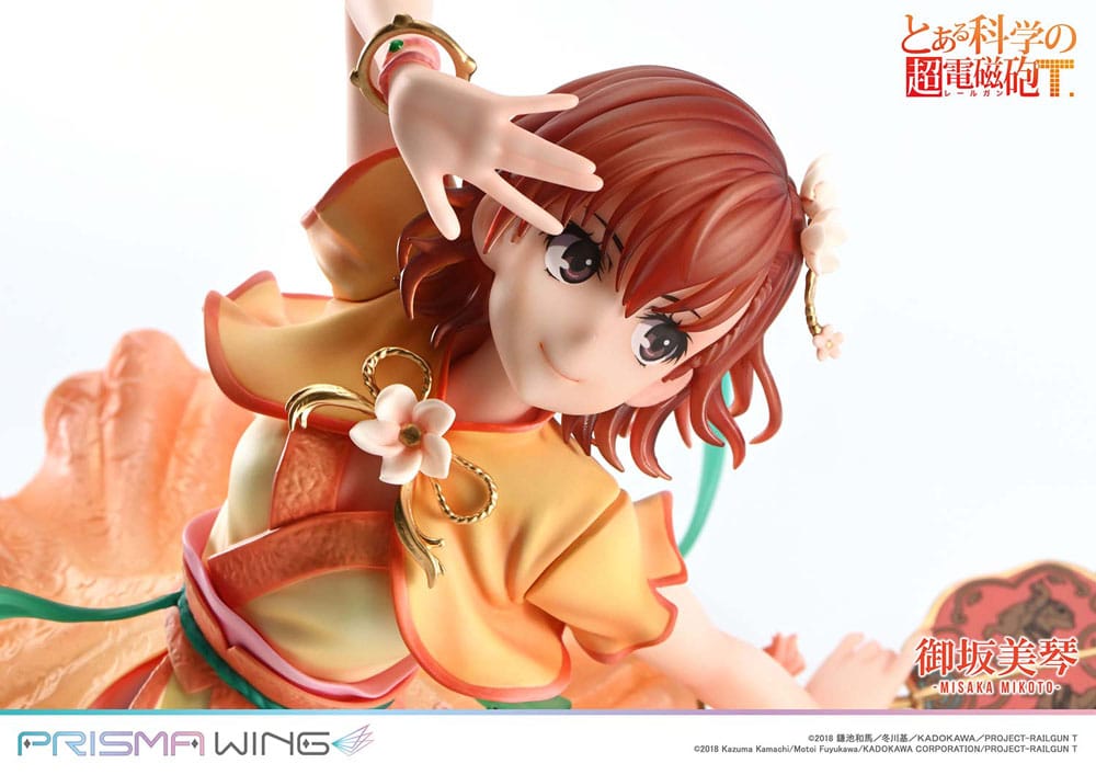 To Aru Kagaku no Railgun Prisma Wing PVC Statue 1/7 Misaka Mikoto 22 cm