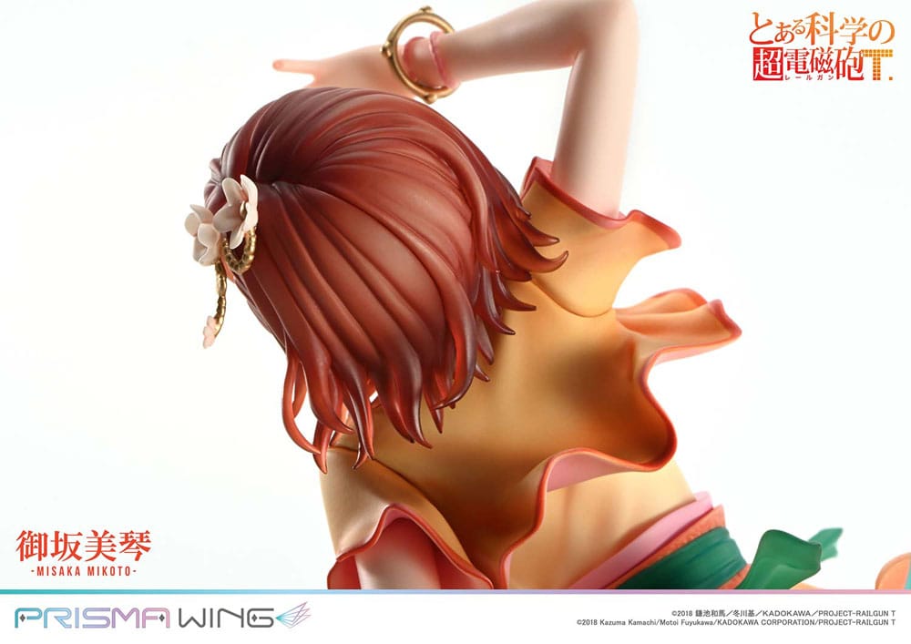 To Aru Kagaku no Railgun Prisma Wing PVC Statue 1/7 Misaka Mikoto 22 cm