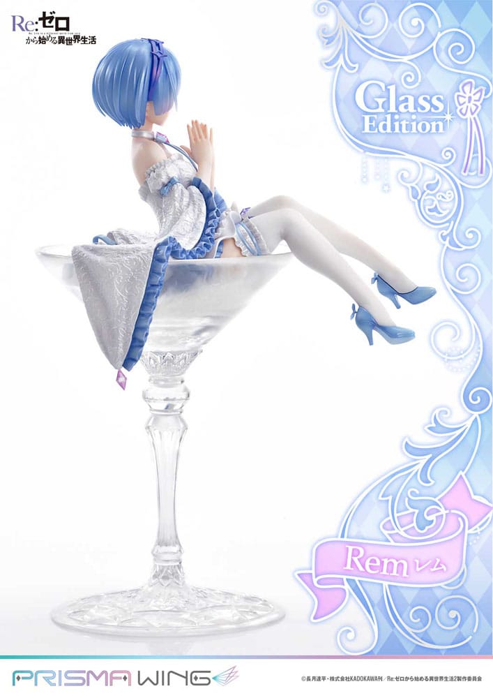 Re:Zero - Starting Life in Another World Prisma Wing PVC Statue 1/7 Rem Glass Edition 23 cm