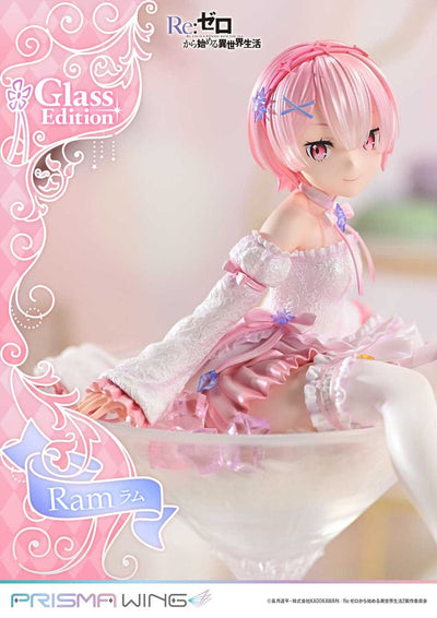 Re:ZERO Starting Life in Another World Prisma Wing PVC Statue 1/7 Ram Glass Edition 24 cm
