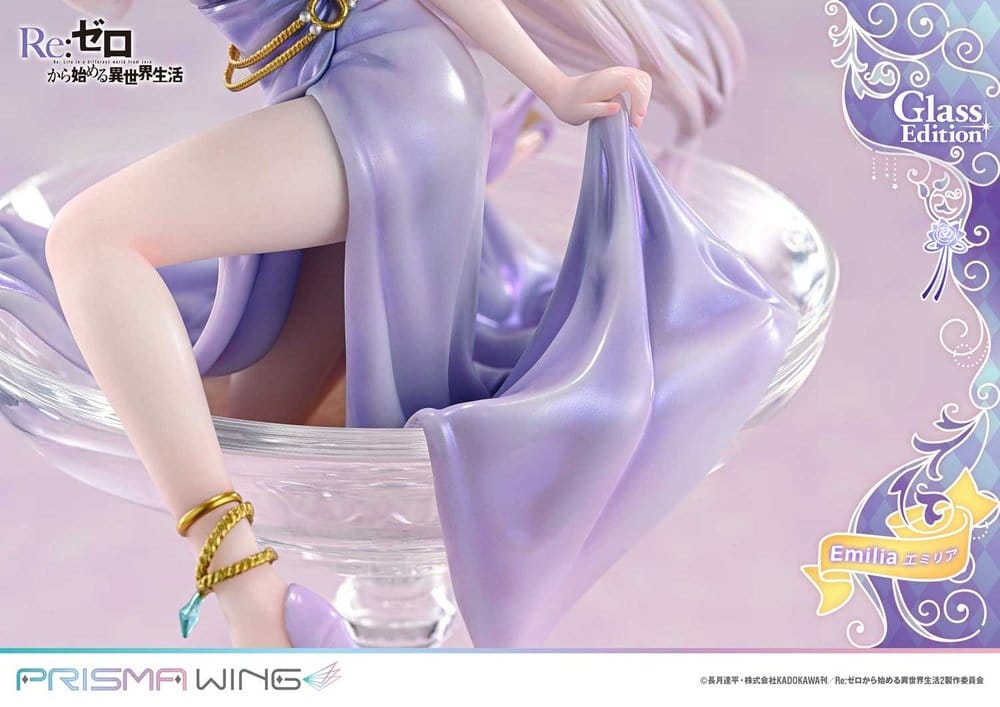 Re:Zero Prisma Wing Statue 1/7 Emilia Glass Edition 29 cm