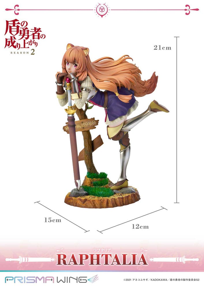 The Rising of the Shield Hero Season 2  Prisma Wing PVC Statue 1/7 Raphtalia 21 cm