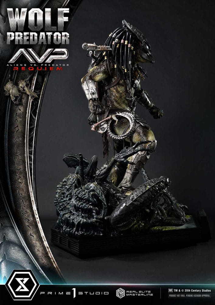 Alien vs. Predator Real Elite Masterline Series Statue 1/3 Requiem Wolf Predator 95 cm