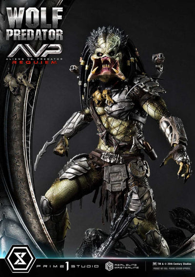 Alien vs. Predator Real Elite Masterline Series Statue 1/3 Requiem Wolf Predator 95 cm