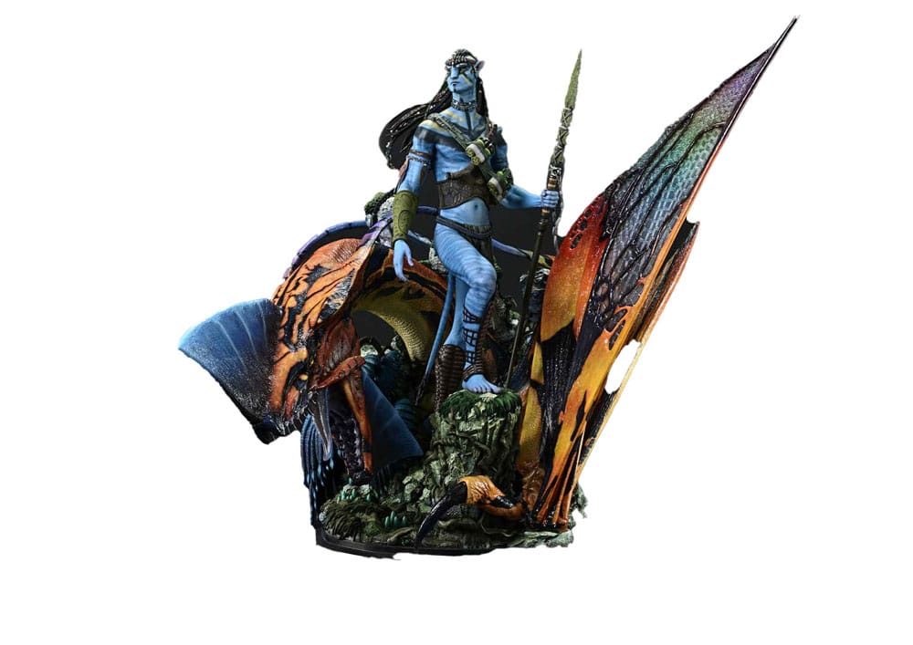 Avatar (Film) Real Elite Masterline Series Statue 1/4 Jake Sully &amp; The Great Leonopteryx 87 cm