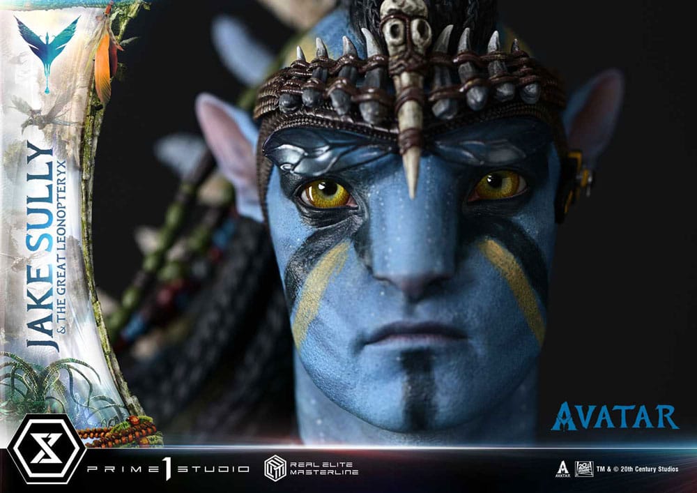 Avatar (Film) Real Elite Masterline Series Statue 1/4 Jake Sully &amp; The Great Leonopteryx 87 cm