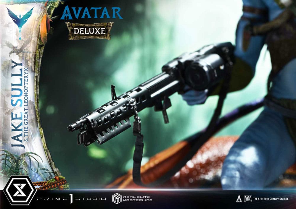Avatar (Film) Real Elite Masterline Series Statue 1/4 Jake Sully & The Great Leonopteryx Deluxe Ver. 87 cm