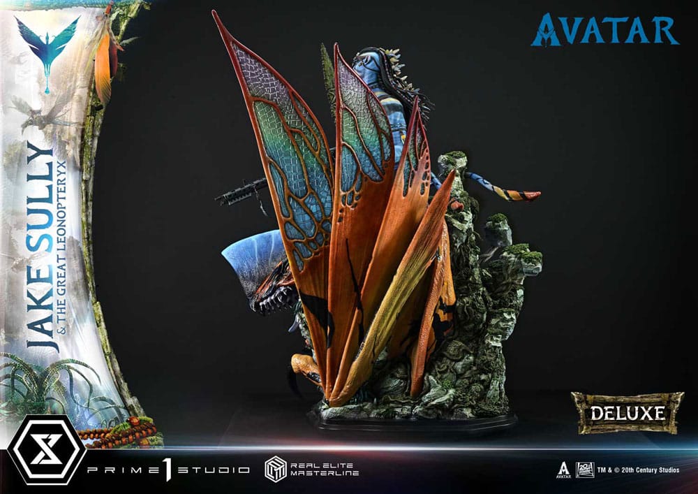 Avatar (Film) Real Elite Masterline Series Statue 1/4 Jake Sully & The Great Leonopteryx Deluxe Ver. 87 cm