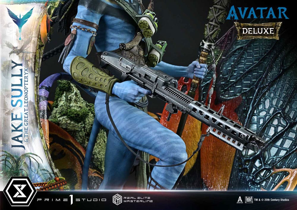 Avatar (Film) Real Elite Masterline Series Statue 1/4 Jake Sully & The Great Leonopteryx Deluxe Ver. 87 cm