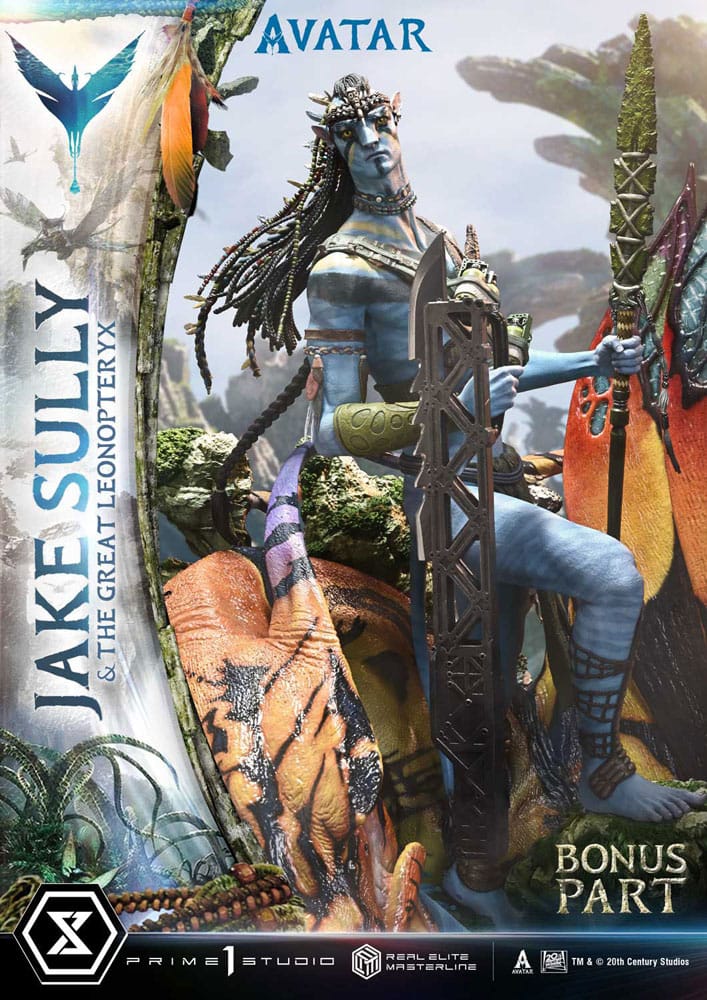 Avatar (Film) Real Elite Masterline Series Statue 1/4 Jake Sully & The Great Leonopteryx Deluxe Bonus Ver. 87 cm