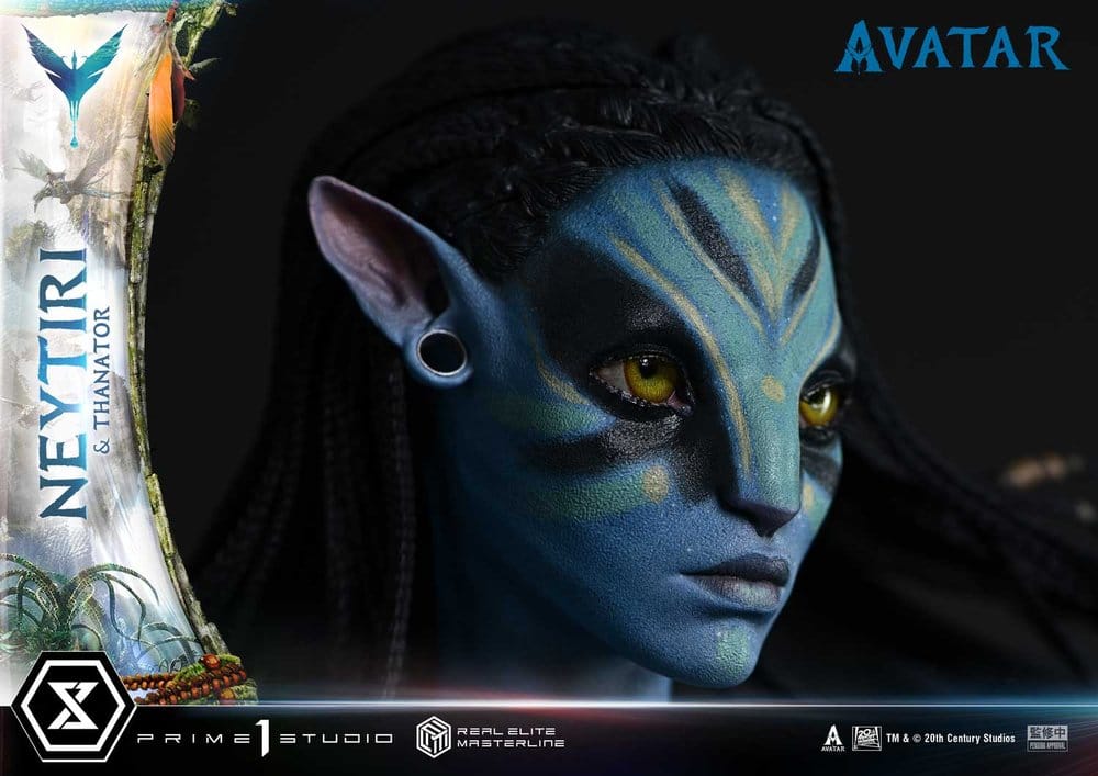 Avatar (Film) Real Elite Masterline Series Statue 1/4 Neytiri &amp; Thanator Deluxe Version 75 cm