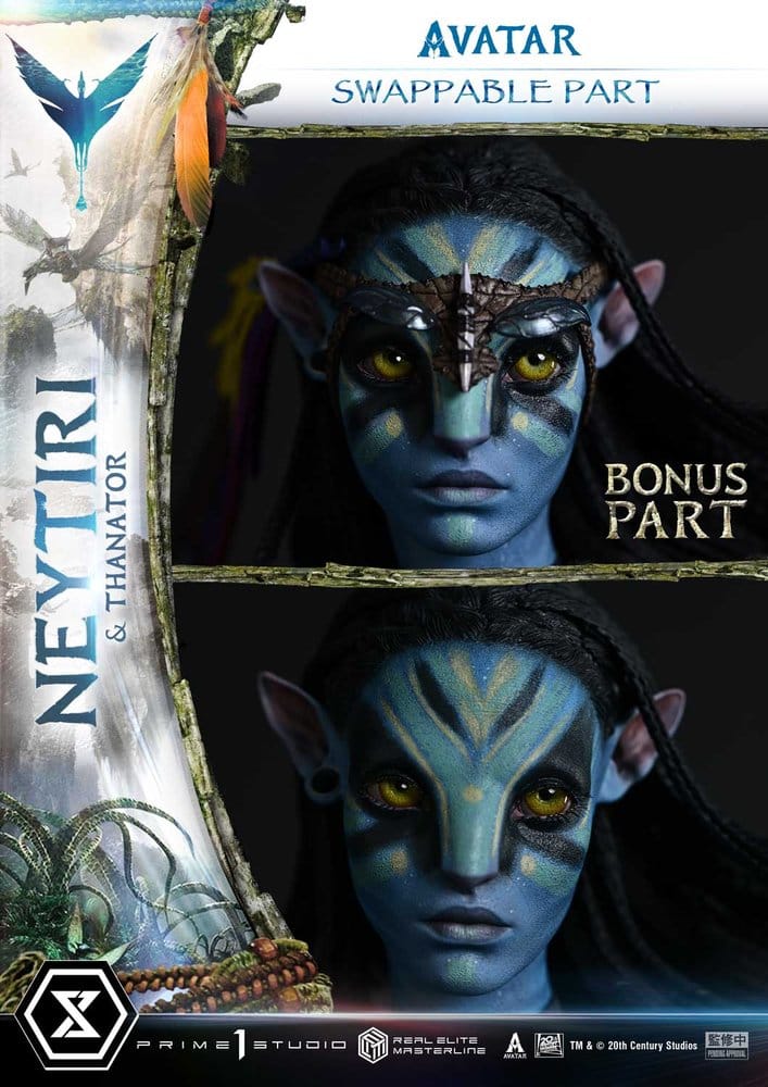 Avatar (Film) Real Elite Masterline Series Statue 1/4 Neytiri &amp; Thanator Deluxe Bonus Version 75 cm