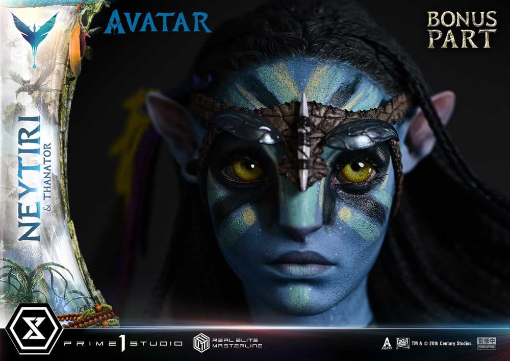 Avatar (Film) Real Elite Masterline Series Statue 1/4 Neytiri &amp; Thanator Deluxe Bonus Version 75 cm