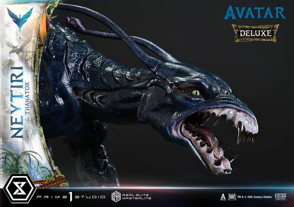 Avatar (Film) Real Elite Masterline Series Statue 1/4 Neytiri &amp; Thanator Deluxe Bonus Version 75 cm