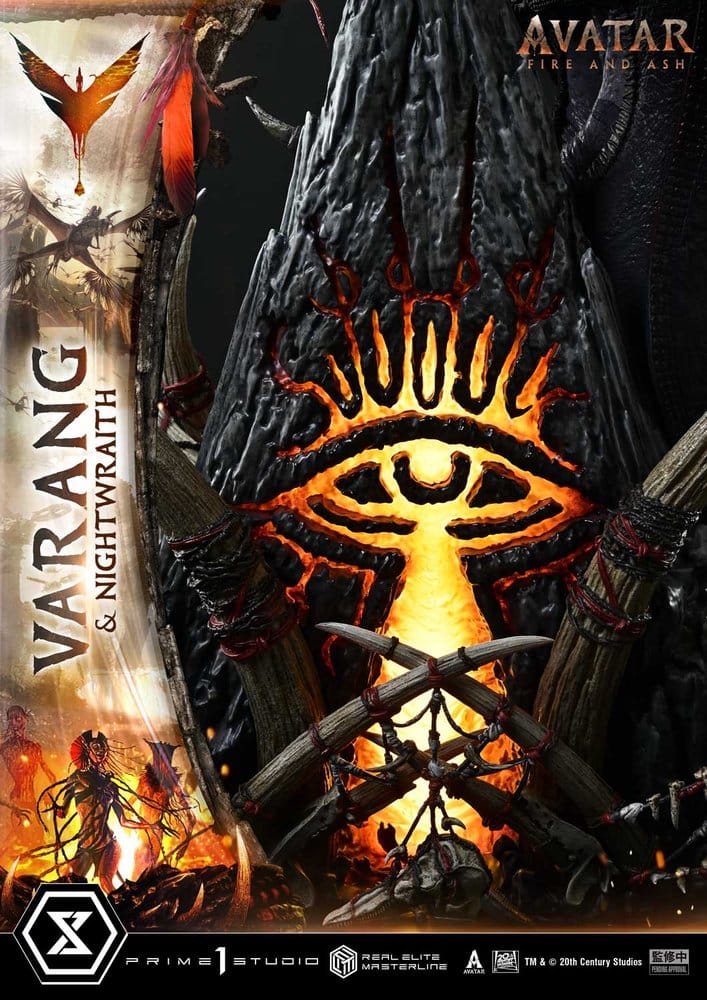 Avatar: Fire and Ash (Film) Real Elite Masterline Series Statue 1/4 Varang & Nightwraith Avatar Legacy Collection 96 cm