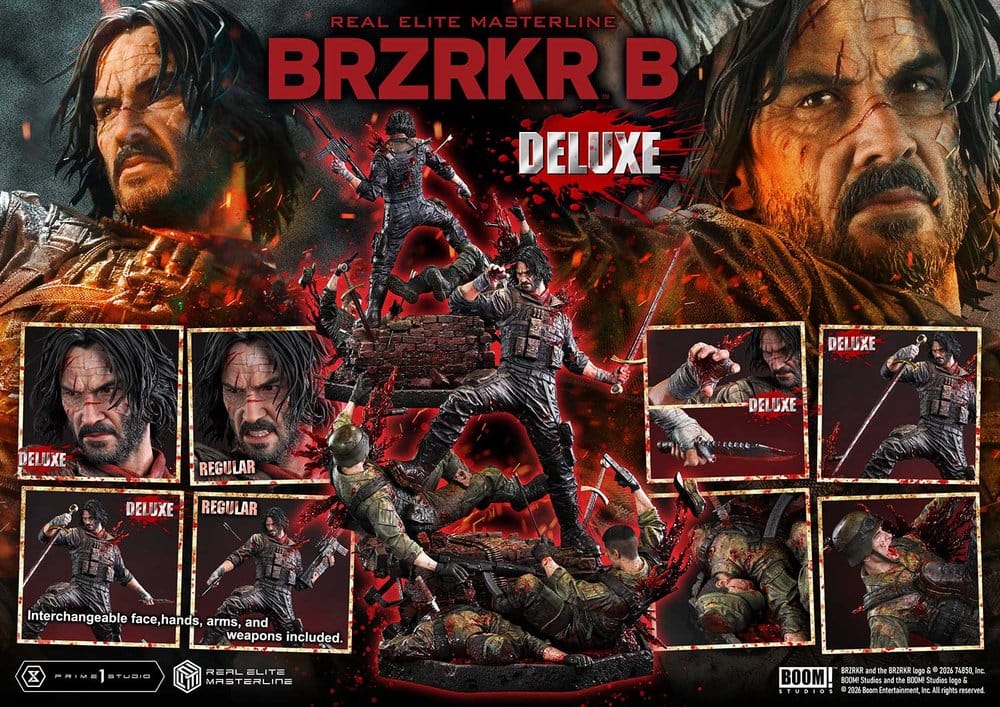 BRZRKR Real Elite Masterline Statue 1/4 B Deluxe Version 70 cm